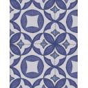 Carrelage Faience Motif Floral 1 Bleu Ciel - 15x15cm - FV2702248