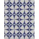 Carrelage Sol et Mur Rosace 02 Bleu Ciel - 15x15cm - FV2702255