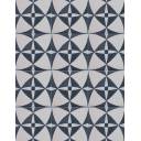 Carrelage Sol et Mur Rosace 02 Bleu Foncé - 15x15cm - FV2702263