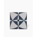 Carrelage Sol et Mur Rosace 02 Bleu Foncé - 15x15cm - FV2702263