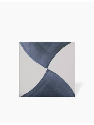 Carrelage Sol et Mur Forme Géométrique Bleu Foncé - 15x15cm - FV2702264