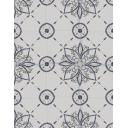 Carrelage Faience Motif Floral 1 Bleu Ciel - 15x15cm - FV2702248