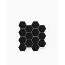 Carrelage Hexagonal Sur Maille Noir - 27x28cm - FV2702425