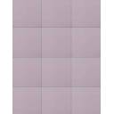 Carrelage Nuancier Mat Violet Lila - 15x15cm - FV2702452