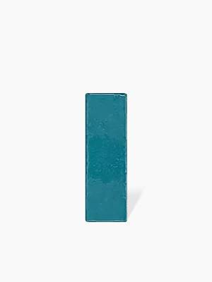 Leuchtende Türkis-Blaue Fayence - 5x15cm - FV2702200