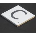 Scrabble-Fliese Buchstabe C 10 × 10 cm - LE0804003