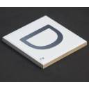 Scrabble-Fliese Buchstabe D 10 × 10 cm - LE0804004