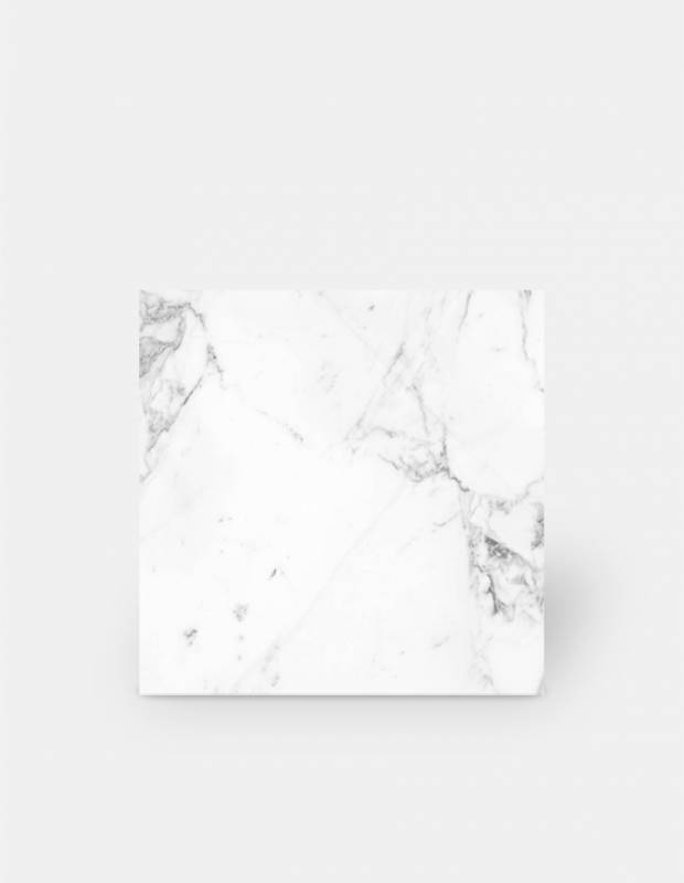 Carrelage sol et mur aspect marbre 80 X 80 cm gris clair - MU7513001