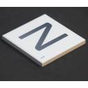 Scrabble-Fliese Buchstabe N 10 × 10 cm - LE0804014
