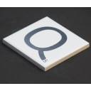 Scrabble-Fliese Buchstabe Q 10 × 10 cm - LE0804017