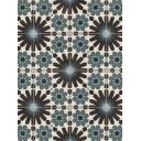 Azulejos Zellij-Stil mit geometrischen Mustern 20 × 20 cm - ZE0114001