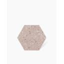 CARRELAGE TERRAZZO TOMETTE ROSE 25.8X29 CM - MA2303372